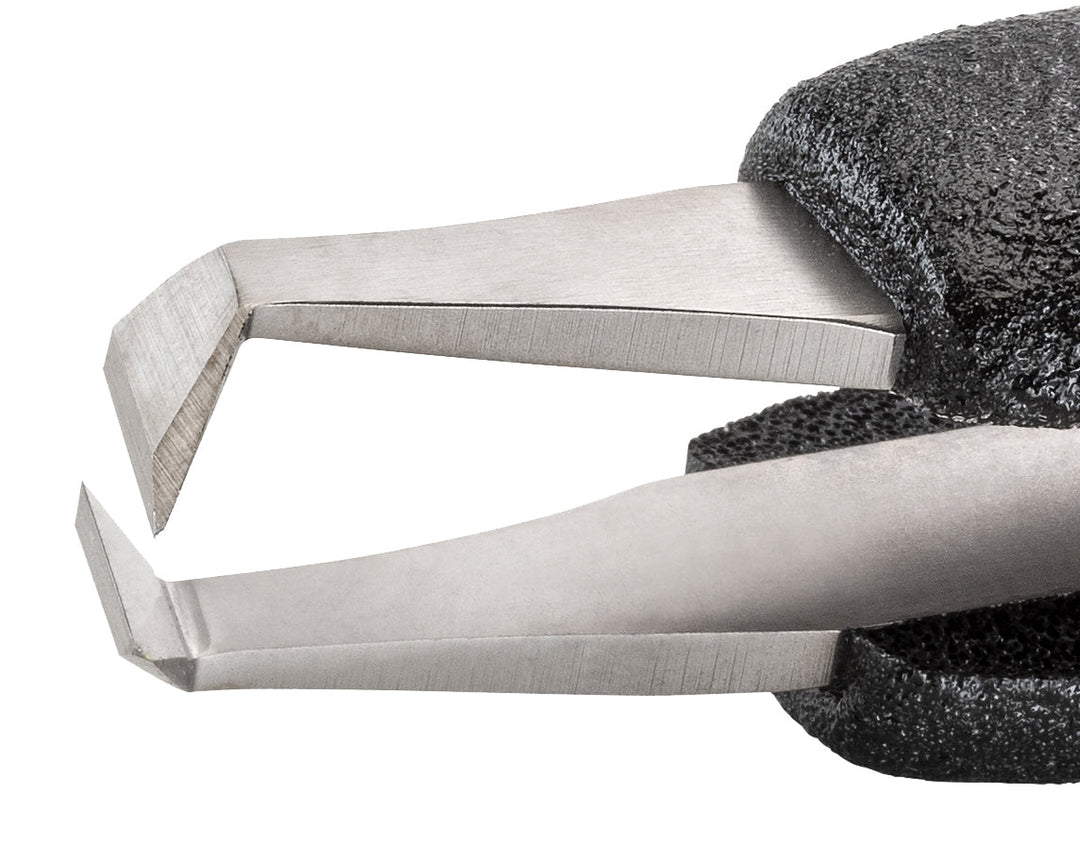 Ideal-tek 15AGW.C.DN.0.ITU ESD Foam Grip Cutting tweezers 15AGW.DN, Carbon Steel, OAL 120mm, 4.72in MTESolutions