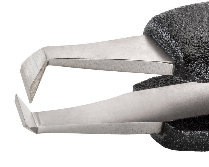 Ideal-tek 15AGW.C.DN.0.ITU ESD Foam Grip Cutting tweezers 15AGW.DN, Carbon Steel, OAL 120mm, 4.72in MTESolutions
