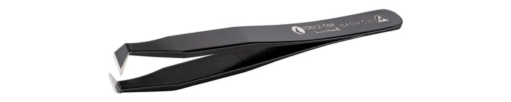 Ideal-tek 15AGW.C.N.0.ITU ESD Fully Epoxy Coated tweezers 15AGW.N, Carbon Steel, OAL 115mm, 4.53in MTESolutions