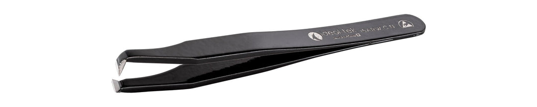Ideal-tek 15ARW.C.N.0.ITU ESD Fully Epoxy Coated tweezers 15ARW.N, Carbon Steel, OAL 115mm, 4.53in MTESolutions