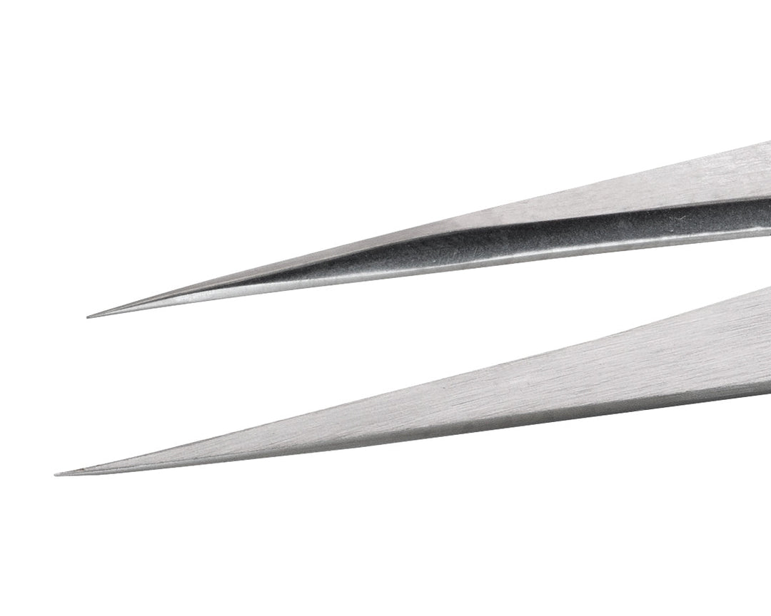 Ideal-tek 1.C.0.ITU High Precision tweezers 1, Carbon Steel, OAL 120mm, 4.72in MTESolutions