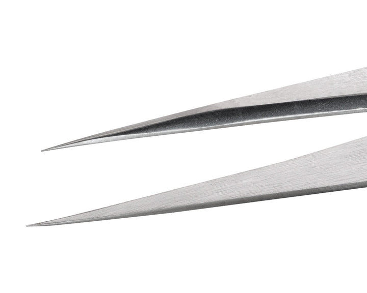 Ideal-tek 1.C.0.ITU High Precision tweezers 1, Carbon Steel, OAL 120mm, 4.72in MTESolutions