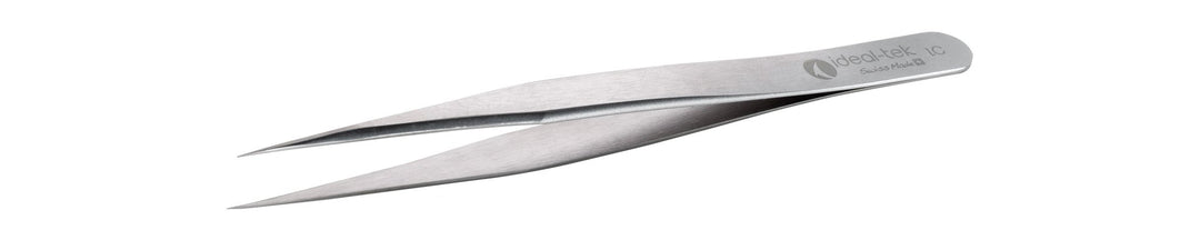 Ideal-tek 1.C.0.ITU High Precision tweezers 1, Carbon Steel, OAL 120mm, 4.72in MTESolutions