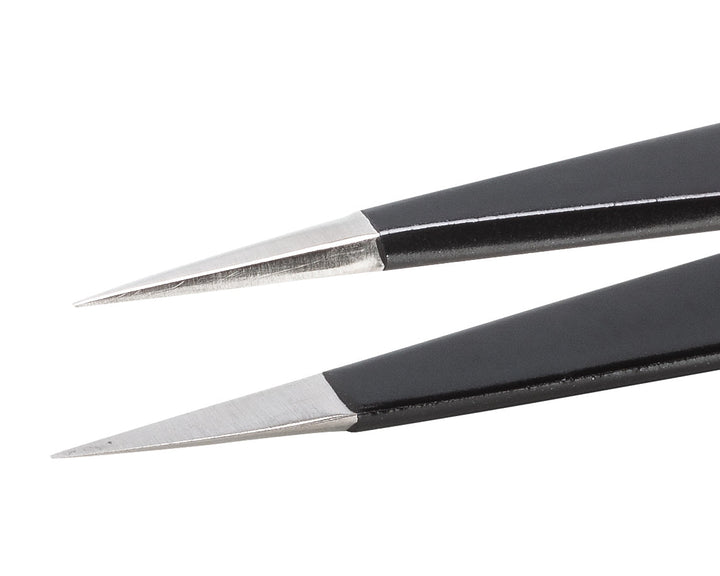 IDEAL - TEK 1.SA.NE.6.ITU ESD Epoxy Coated Tweezers 1.SA.NE, SS Anti - Mag, OAL 120mm - 4.72in MTESolutions
