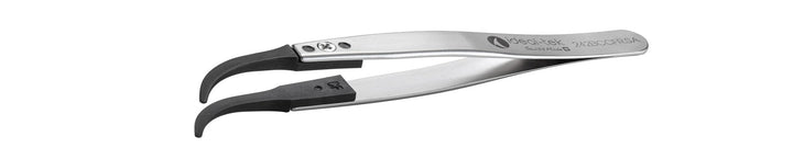 Ideal-tek 242BCCFR.SA.1.IT Plastic Repl CF tip tweezers 242BCCFR.SA, SS Anti-Mag, OAL 115mm, 4, 53in, (A242BCF tips) MTESolutions