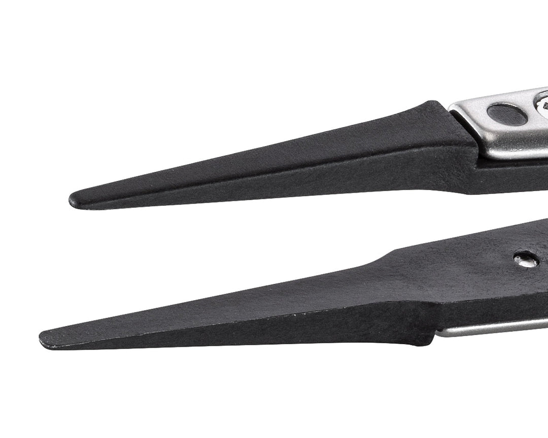 Ideal-tek 242CFR.SA.1.ITU Plastic Repl CF tip tweezers 242CFR.SA, SS Anti-Mag, OAL 130mm, 5, 12in, (A242CF tips) MTESolutions