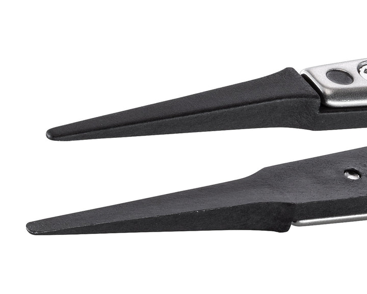 Ideal-tek 242CFR.SA.1.ITU Plastic Repl CF tip tweezers 242CFR.SA, SS Anti-Mag, OAL 130mm, 5, 12in, (A242CF tips) MTESolutions