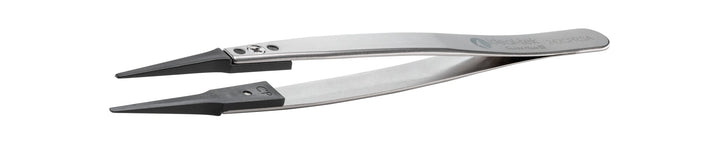 Ideal-tek 242CPR.SA.1.ITU Plastic Repl CP tip tweezers 242CPR.SA, SS Anti-Mag, OAL 130mm, 5, 12in, (A242CP tips) MTESolutions