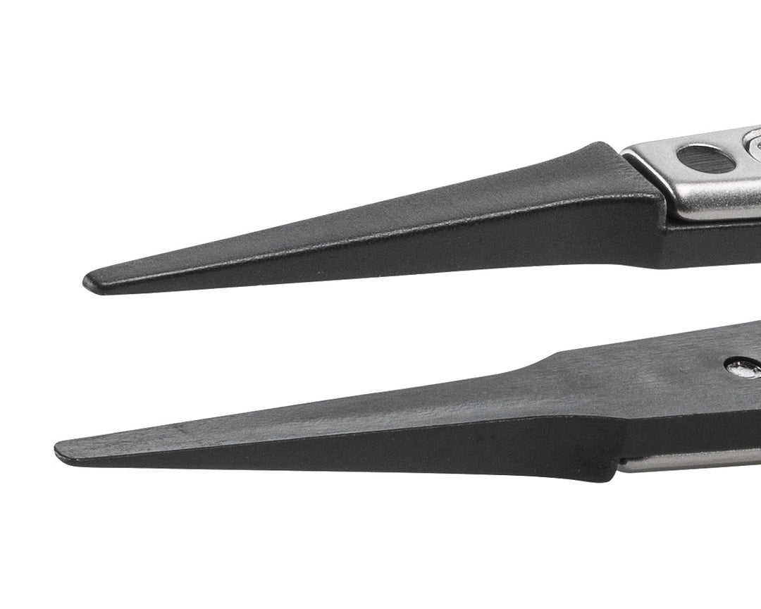 Ideal-tek 242CPR.SA.1.ITU Plastic Repl CP tip tweezers 242CPR.SA, SS Anti-Mag, OAL 130mm, 5, 12in, (A242CP tips) MTESolutions