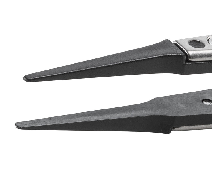 Ideal-tek 242CPR.SA.1.ITU Plastic Repl CP tip tweezers 242CPR.SA, SS Anti-Mag, OAL 130mm, 5, 12in, (A242CP tips) MTESolutions