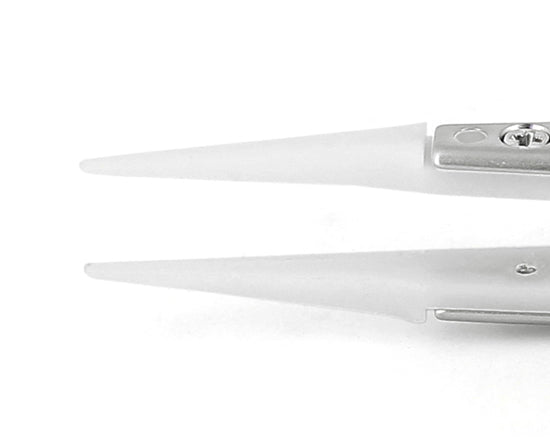 Ideal-tek 242DGR.SA.1.ITU Plastic Repl DG tip tweezers 242DGR.SA, SS Anti-Mag, OAL 130mm, 5, 12in, (A242DG tips) MTESolutions
