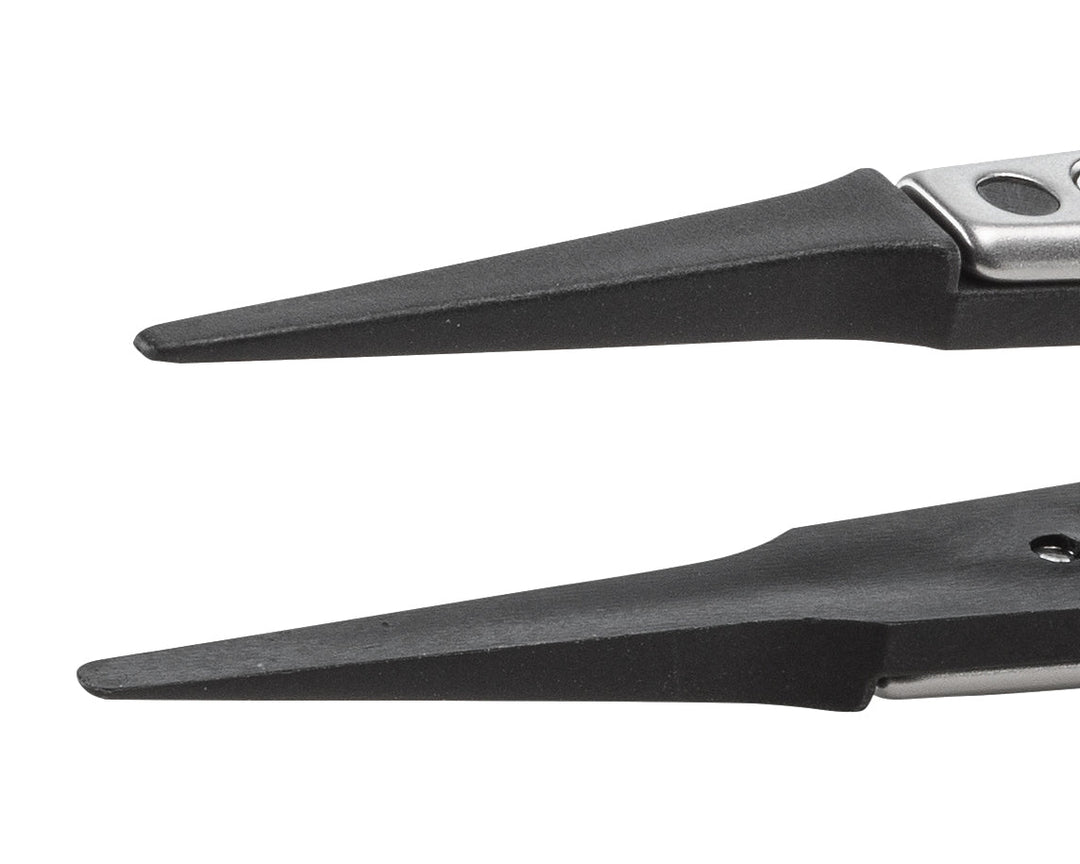Ideal-tek 242SVR.SA.1.ITU Plastic Repl SV tip tweezers 242SVR.SA, SS Anti-Mag, OAL 130mm, 5, 12in, (A242SV tips) MTESolutions