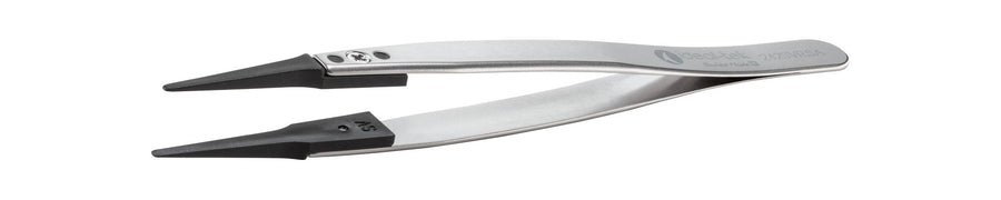 Ideal-tek 242SVR.SA.1.ITU Plastic Repl SV tip tweezers 242SVR.SA, SS Anti-Mag, OAL 130mm, 5, 12in, (A242SV tips) MTESolutions