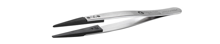 Ideal-tek 249CCFR.SA.1.IT Plastic Repl CF tip tweezers 249CCFR.SA, SS Anti-Mag, OAL 115mm, 4, 53in, (A249CF tips) MTESolutions