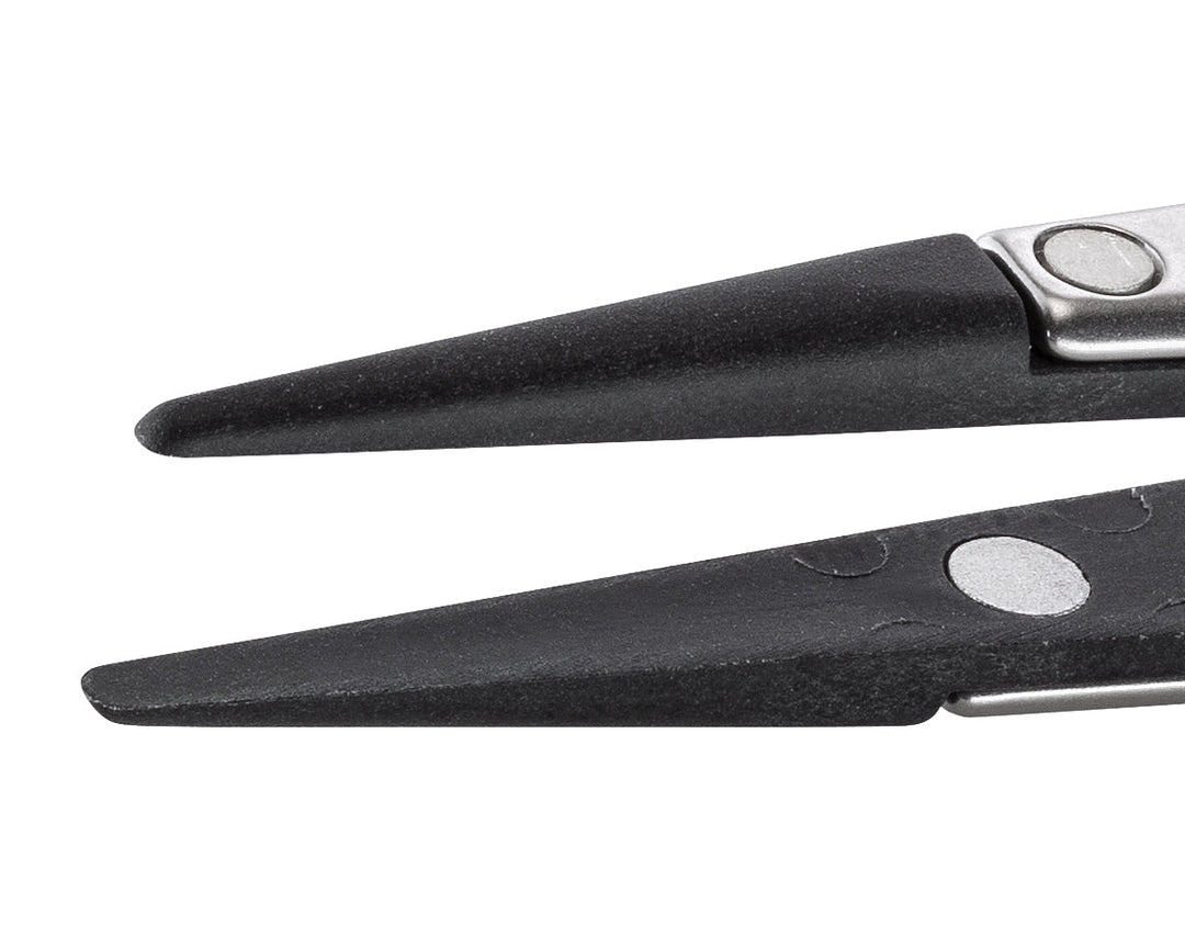 Ideal-tek 249CF.SA.1.ITU Plastic CF tip tweezers 249CF.SA, SS Anti-Mag, OAL 130mm, 5.12in MTESolutions