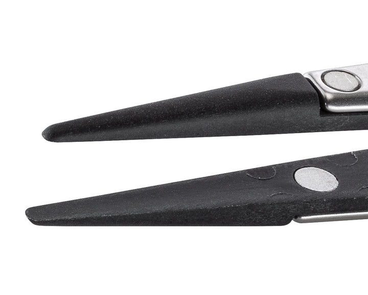 Ideal-tek 249CF.SA.1.ITU Plastic CF tip tweezers 249CF.SA, SS Anti-Mag, OAL 130mm, 5.12in MTESolutions