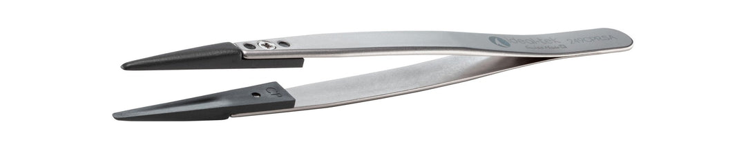 Ideal-tek 249CPR.SA.1.ITU Plastic Repl CP tip tweezers 249CPR.SA, SS Anti-Mag, OAL 130mm, 5, 12in, (A249CP tips) MTESolutions