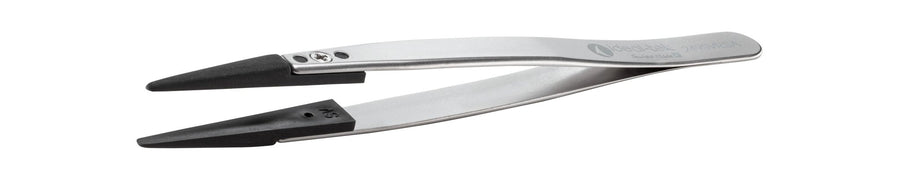 Ideal-tek 249SVR.SA.1.ITU Plastic Repl SV tip tweezers 249SVR.SA, SS Anti-Mag, OAL 130mm, 5, 12in, (A249SV tips) MTESolutions