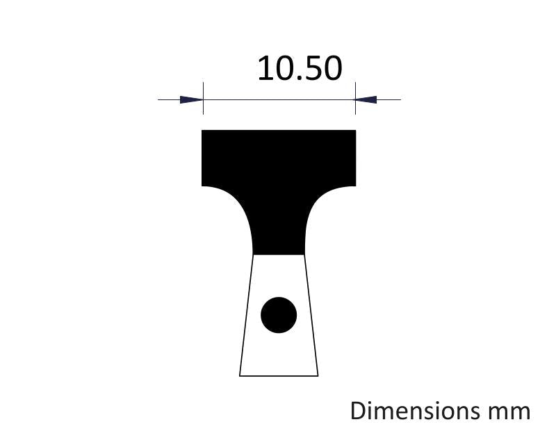 Ideal-tek 251.SA.1.ITU Soft CF Tip tweezers 251.SA, SS Anti-Mag, OAL 115mm, 4.53in MTESolutions