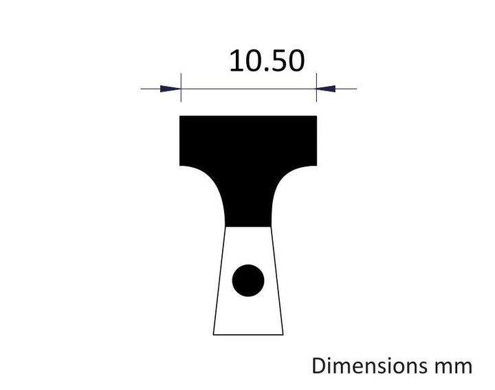 Ideal-tek 251.SA.1.ITU Soft CF Tip tweezers 251.SA, SS Anti-Mag, OAL 115mm, 4.53in MTESolutions