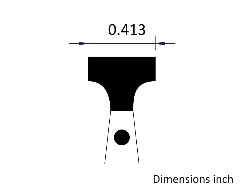 Ideal-tek 251.SA.1.ITU Soft CF Tip tweezers 251.SA, SS Anti-Mag, OAL 115mm, 4.53in MTESolutions