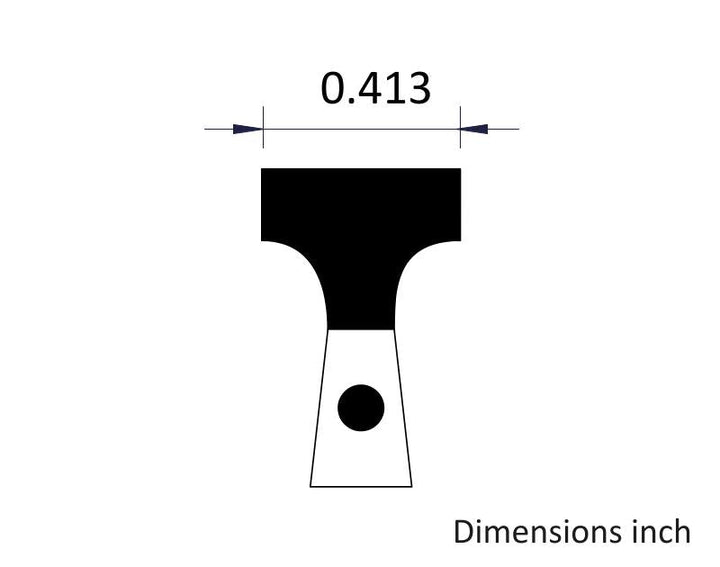 Ideal-tek 251.SA.1.ITU Soft CF Tip tweezers 251.SA, SS Anti-Mag, OAL 115mm, 4.53in MTESolutions