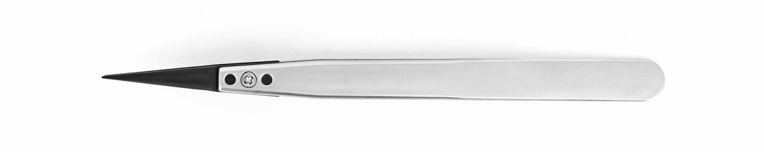 Ideal-tek 259CPR.SA.1.ITU Plastic Repl CP tip tweezers 259CPR.SA, SS Anti-Mag, OAL 130mm, 5, 12in, (A259CP tips) MTESolutions