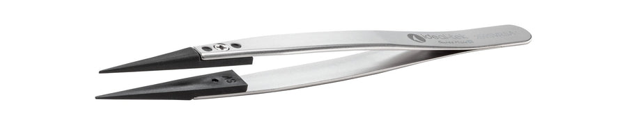 Ideal-tek 259SVR.SA.1.ITU Plastic Repl SV tip tweezers 259SVR.SA, SS Anti-Mag, OAL 130mm, 5, 12in, (A259SV tips) MTESolutions