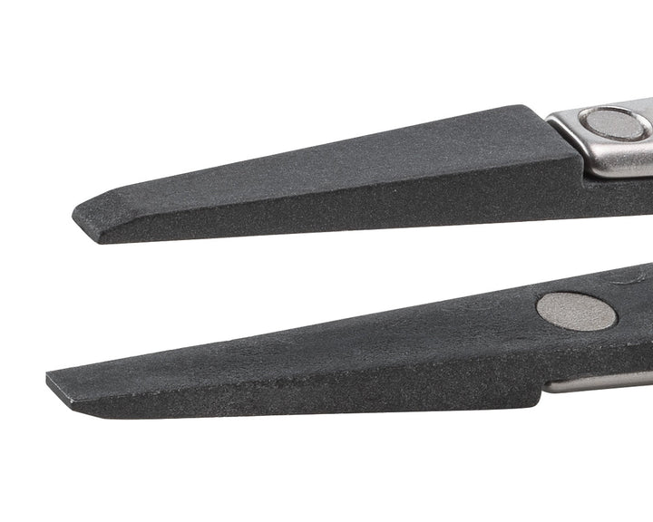 Ideal-tek 269CF.SA.1.ITU Plastic CF tip tweezers 269CF.SA, SS Anti-Mag, OAL 130mm, 5.12in MTESolutions