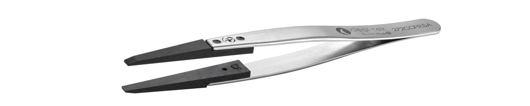 Ideal-tek 272CCFR.SA.1.IT Plastic Repl CF tip tweezers 272CCFR.SA, SS Anti-Mag, OAL 115mm, 4, 53in, (A272CF tips) MTESolutions