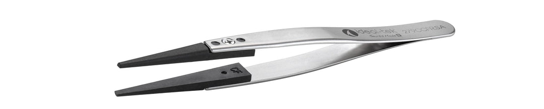 Ideal-tek 279CCFR.SA.1.IT Plastic Repl CF tip tweezers 279CCFR.SA, SS Anti-Mag, OAL 115mm, 4, 53in, (A279CF tips) MTESolutions