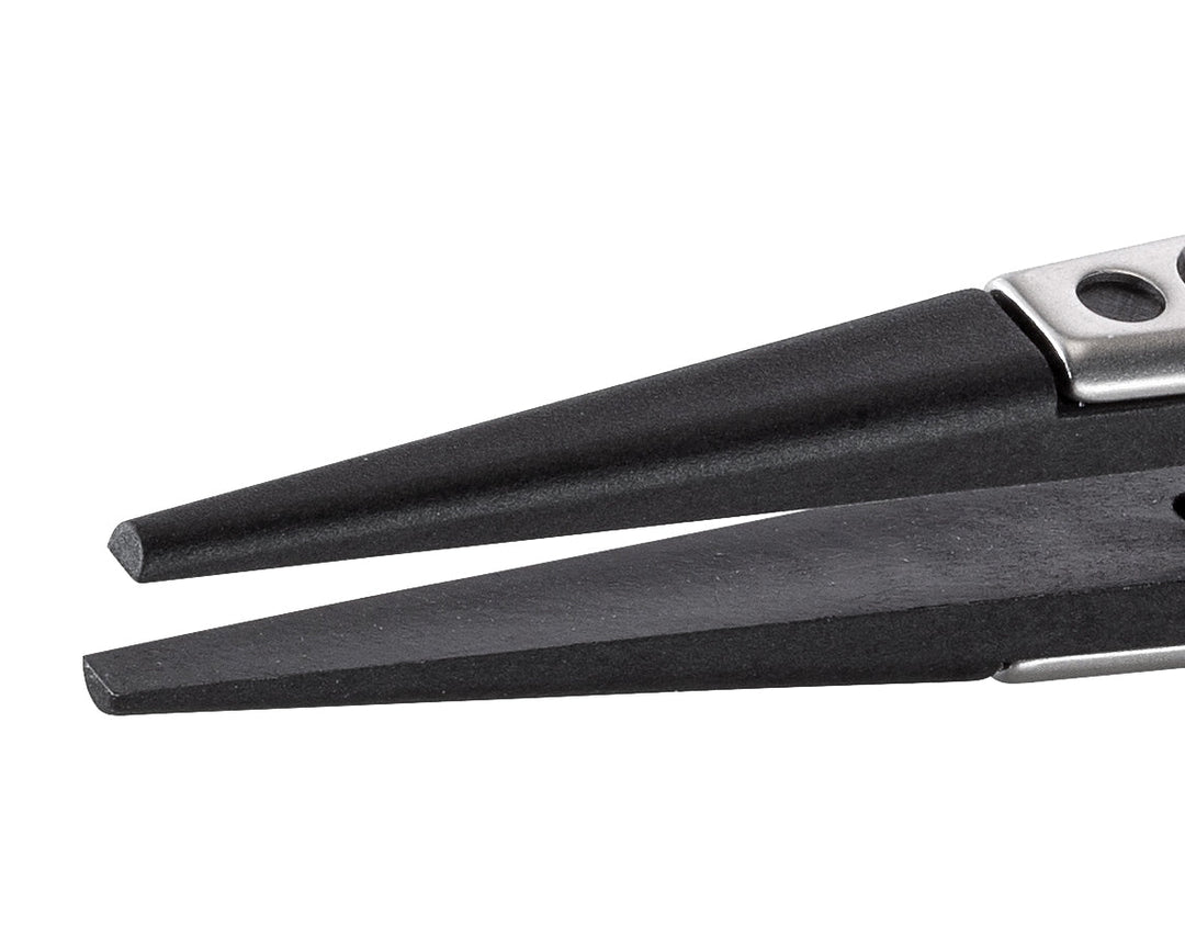 Ideal-tek 279CFR.SA.1.ITU Plastic Repl CF tip tweezers 279CFR.SA, SS Anti-Mag, OAL 130mm, 5, 12in, (A279CF tips) MTESolutions