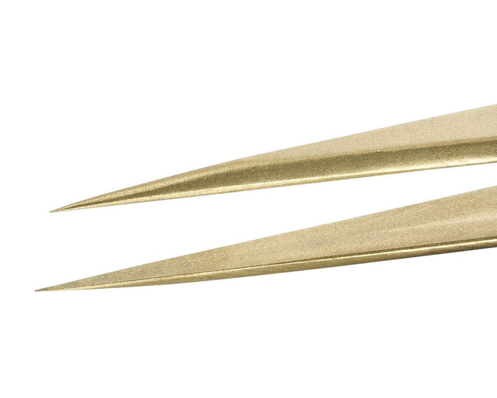 Ideal-tek 27C.BR.0.ITU High Precision tweezers 27C.BR, Brass, OAL 130mm, 5.12in MTESolutions