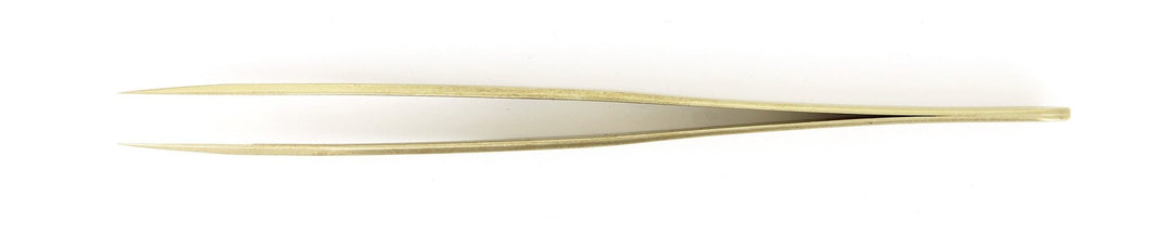 Ideal-tek 27CL.BR.0.ITU High Precision tweezers 27CL.BR, Brass, OAL 130mm, 5.12in MTESolutions