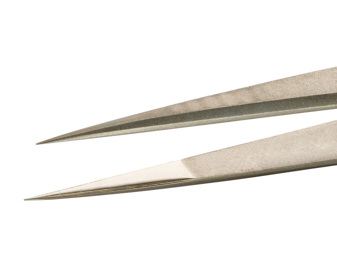 Ideal-tek 27CL.N.0.ITU High Precision tweezers 27CL.N, Nickel, OAL 130mm, 5.12in MTESolutions