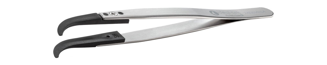 Ideal-tek 2ABSVR.SA.1.ITU Plastic Repl SV tip tweezers 2ABSVR.SA, SS Anti-Mag, OAL 130mm, 5, 12in, (A2ABSV tips) MTESolutions