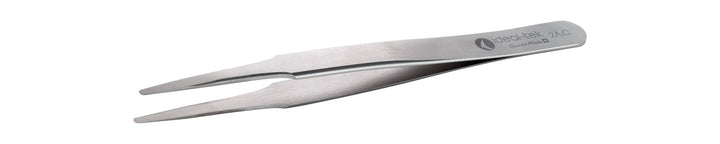 Ideal-tek 2A.C.0.ITU High Precision tweezers 2A.C, Carbon Steel, OAL 120mm, 4.72in MTESolutions