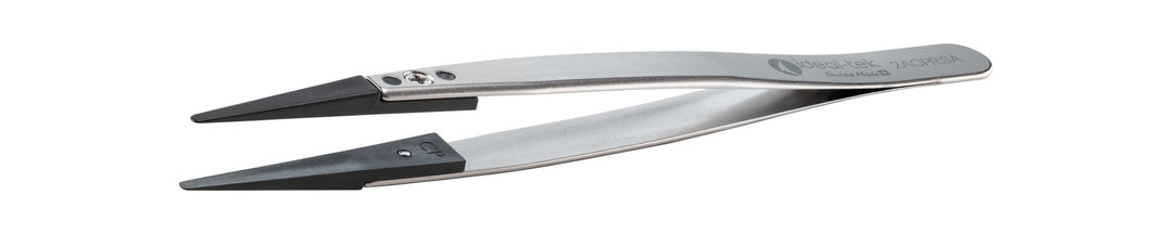 Ideal-tek 2ACPR.SA.1.ITU Plastic Repl CP tip tweezers 2ACPR.SA, SS Anti-Mag, OAL 130mm, 5, 12in, (A2ACP tips) MTESolutions