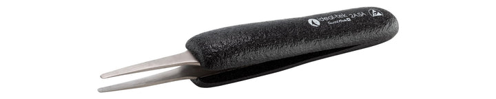 Ideal-tek 2A.SA.DN.6.ITU ESD Foam Grip tweezers 2A.SA.DN, SS Anti-Mag, OAL 125mm, 4.92in MTESolutions