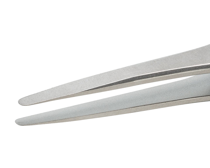 IDEAL - TEK 2A.SA.DR.0.ITU ESD Rubber Grip Tweezers 2A.SA.DR, SS Anti - Mag, OAL 125mm - 4.92in MTESolutions