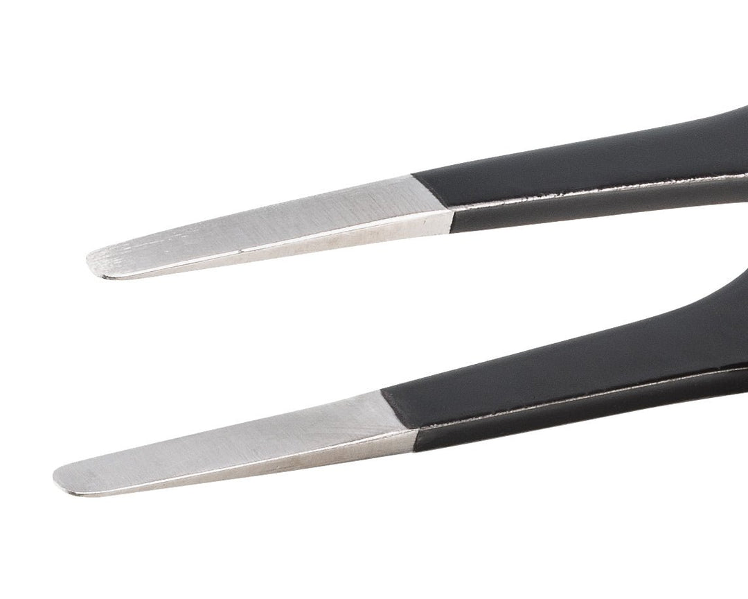 IDEAL - TEK 2A.SA.NE.6.ITU ESD Epoxy Coated Tweezers 2A.SA.NE, SS Anti - Mag, OAL 125mm - 4.92in MTESolutions