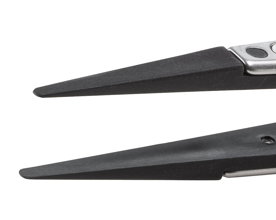 Ideal-tek 2ASVR.SA.1.ITU Plastic Repl SV tip tweezers 2ASVR.SA, SS Anti-Mag, OAL 130mm, 5, 12in, (A2ASV tips) MTESolutions