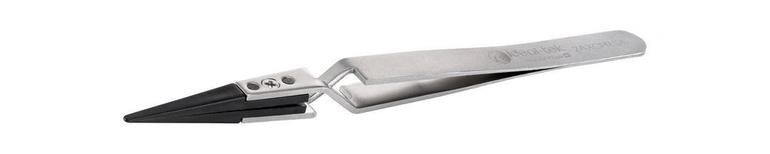 Ideal-tek 2AXCPR.SA.1.ITU Plastic Repl CP tip tweezers 2AXCPR.SA, Reverse, SS Anti-Mag, OAL 130mm, 5, 12in, (A2ACP tips) MTESolutions