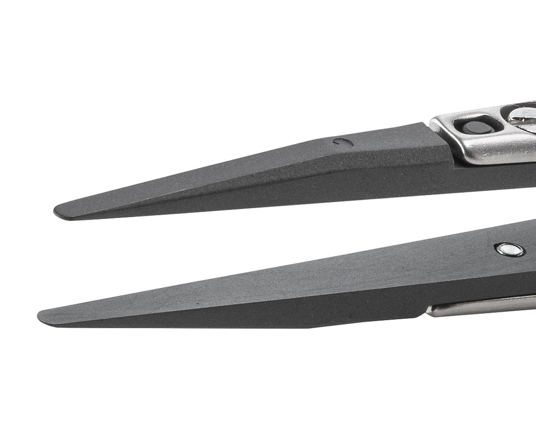 IDEAL - TEK 2AZJK.SA.0.ITU ESD Ceramic Repl Tweezers 2AZJK.SA,SS Anti - Mag, OAL 130mm - 5.12in, (#A2AZJK tips) MTESolutions