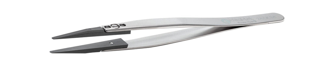 IDEAL - TEK 2AZJK.SA.0.ITU ESD Ceramic Repl Tweezers 2AZJK.SA,SS Anti - Mag, OAL 130mm - 5.12in, (#A2AZJK tips) MTESolutions