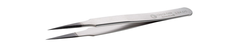 Ideal-tek 2.SA.DC.0.ITU Diamond coated tweezers 2.SA.DC, SS Anti-Mag, OAL 120mm, 4.72in MTESolutions
