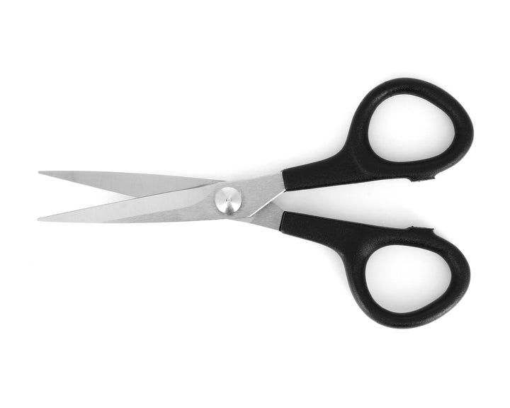 Ideal-tek 336PP-50.BK.IT Industrial scissors 336PP-50.BK, straight, Stainless, Nylon handles, OAL 135mm, 5.13in MTESolutions