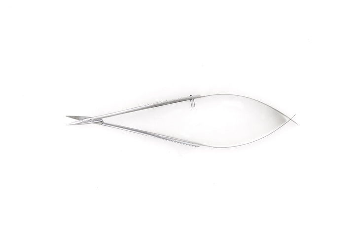 Ideal-tek 345BMS.9.IT McPherson-Vannas Micro scissors 345BMS, curved, Stainless, OAL 100mm, 3.94in MTESolutions