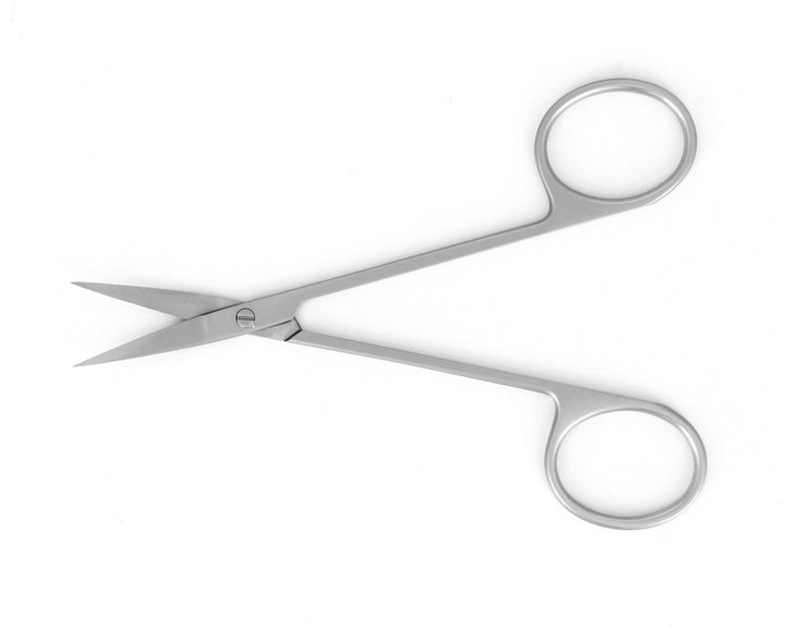 Ideal-tek 351-45.P.IT High Precision Iris scissors 351-45, Stainless, OAL 110mm, 4.33in MTESolutions