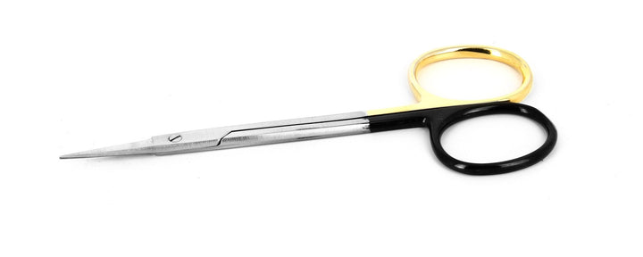 Ideal-tek 351S-SCTC-45-2.9.IT High Precision Iris scissors 351S-SCTC-45-2, Stainless, Tungsten Carbide, OAL 115mm, 4.53in MTESolutions